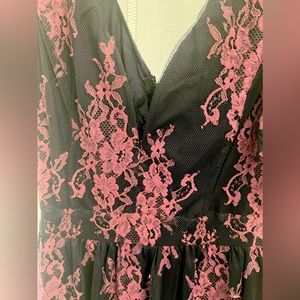 Blue and Purple Lace Dress